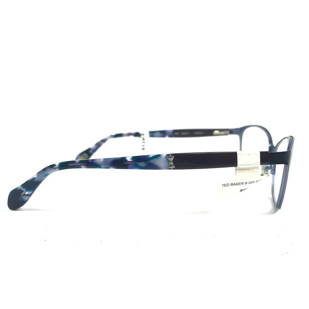 Ted Baker Eyeglasses Frames B225 NAV Blue Cat Eye Full Wire Rim 54-15-135